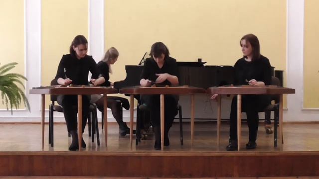 Народный ансамбль цимбалистов "Лiлея" (Брест)   Н. Будашкин - Терем - квартет Concerto-grosso