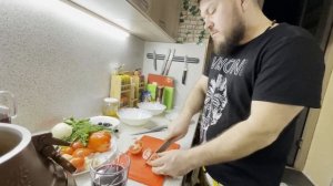 Мясо с тыквой и овощами в афганском казане