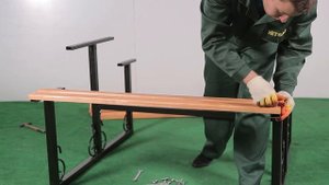 Сборка садового стола со скамейками 880-22R