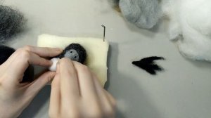 Валяние из шерсти. Как свалять ёжика в тумане из шерсти