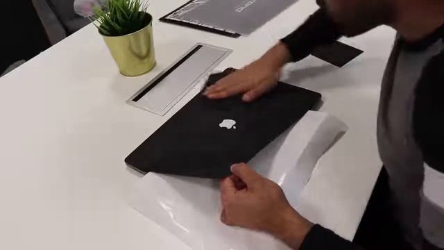 Macbook Pro dBrand Black Camo Skin Tutorial w/ Trackpad!