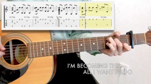 Linkin Park - Numb (fingerstyle, acoustic cover, tab)