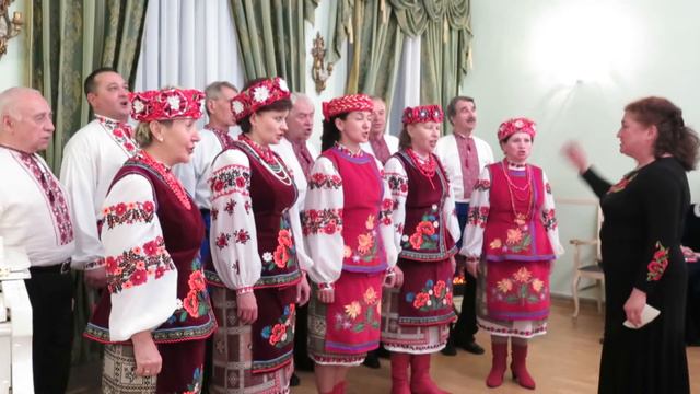ДК Гайдаровец  ансамбль УКРАИНСКАЯ ХОРОВАЯ КАПЕЛЛА Приветственная