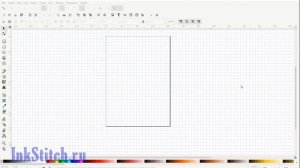 InkStitch  уроки Настройка окна программы для создания дизайнов вышивки