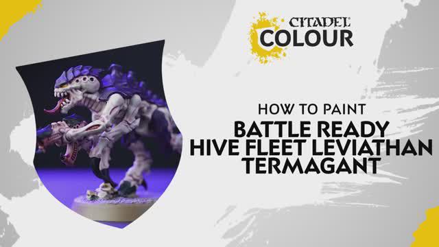 Warhammer 40000 How to Paint - Battle Ready Hive Fleet Leviathan Termagant