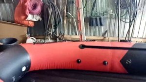 Складное сиденье в ПВХ лодку.