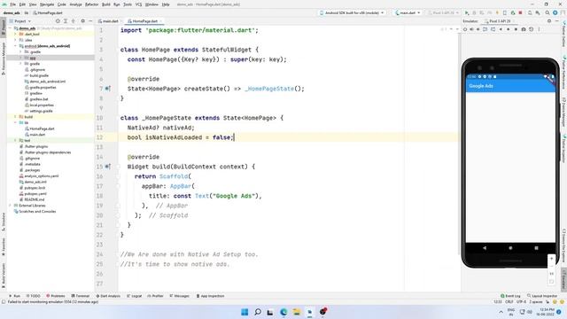 Google Native Ad in Flutter | Full Code and Easiest Way | Complete Setup and Code