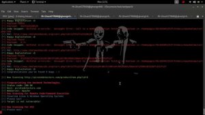 WebPwn3r - Web Applications Security Scanner tested on Kali Linux