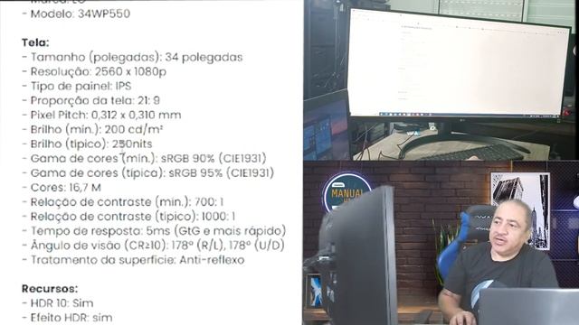 Monitir LG 34WP550 pra Jogar e Trabalhar , IPS, FHD, Free Sync, 75Hz, Hdmi - VD199 смотреть онлайн