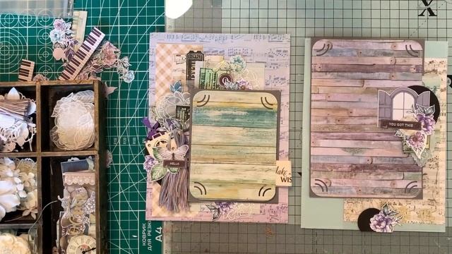 Мастер-класс создаём развороты в альбом / скрапбукинг/ tutorial / scrapbooking/ album смотреть онлайн
