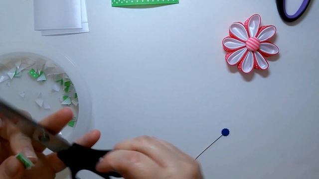 Vanessa Ribbon Flower - Kanzashi Tutorial #1 смотреть онлайн