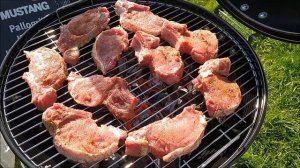 Свинная корейка на гриле