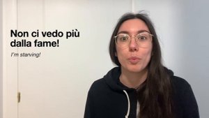8 expressions Italians use when they're hungry (subs)