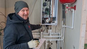 Простая схема обвязки Электрокотла. Подготовка под газ. Теплый пол и gsm.