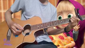 kak v kino (как в кино) - Masha and The Bear Song | Gitar Cover