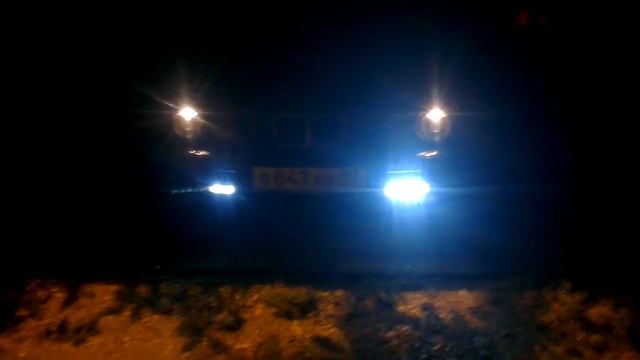 Светодиоды в дальний свет BMW E34 смотреть онлайн