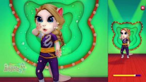 Level 370 - My Talking Angela 2 | Angela as BLACKPINK ROSE | Christmas Update 2022