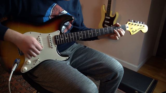 Fender Stratocaster sunburst 1971 смотреть онлайн