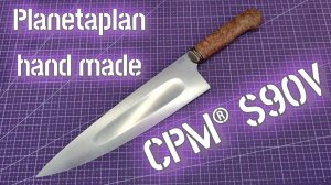 Заточка, Шеф нож из s90v, Zag Max точилка, станок, Эльборы, Алмазы, чугун, притиры, алмазная паста,