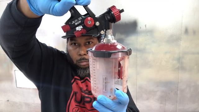 How to Burp your spray gun to spray upside down using 3m / Spectrum pps system смотреть онлайн