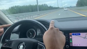 Как работает автопилот у Шкоды.