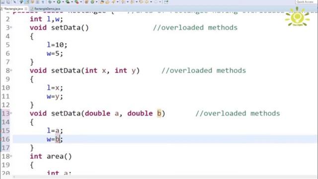 Method overloading in java | Constructor overloading in java | example using eclipse