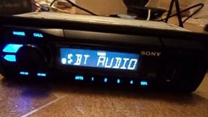 SONY DSX-A55BTE в работе