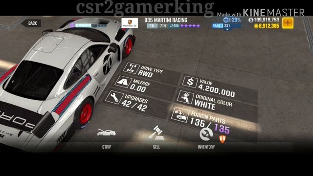 CSR racing 2 | PORSCHE 935 MARTINI RACING | MAXED TUNE | V2.12.0 NEW CAR смотреть онлайн