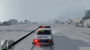 ПОГОНЯ ДПС ЗА МЕРСЕДЕСОМ - ПОЛИЦЕЙСКИЙ ПАТРУЛЬ в GTA 5