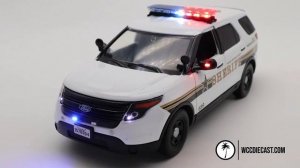 1/24 Prince George's County Sheriff Ford Explorer Diecast Police Car w/ Working Lights