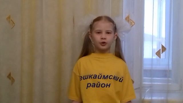 Анастасия Лопатина, поздравление Вешкаймского района с Днем рождения. смотреть онлайн