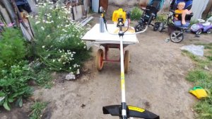 Стройка.Подготовительные работы. Сборка- запуск триммера HUTER GGT-2900T