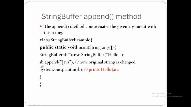 java 39 | StringBuffer and StringBuilder class | mutable string