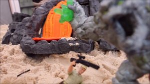 MONSTER ISLAND!! Jurassic World T-Rex Vs Villains 7 Schleich Eldrador Action Figures Unboxed WD Toy