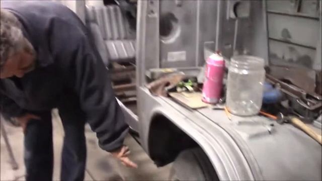 1972 Volkswagen Bus Van Restoration, Metal Repair Progress Continues, lastchanceautorestore com смотреть онлайн