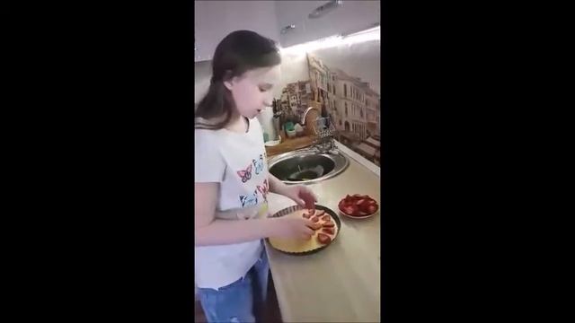Творожный пудинг с клубникой «Клубничная сказка»