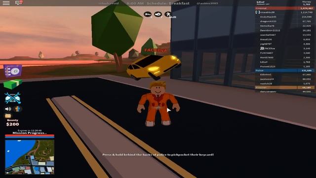 Летающая машина в Roblox Jail Break (Первая тачка друга ) смотреть онлайн