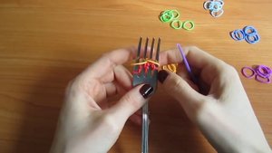 Браслет из резинок Чешуя. Как плести браслет из резинок Чешуя