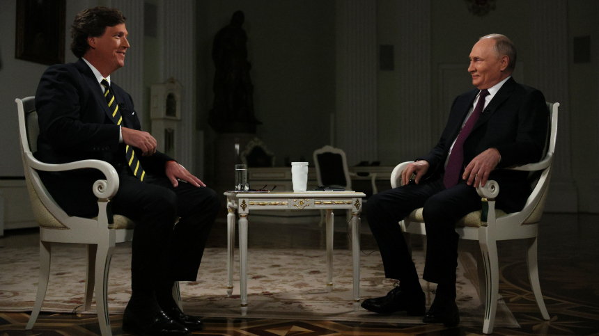 Захарова о реакции властей США на интервью Путина Карлсону: «Заморгали!»