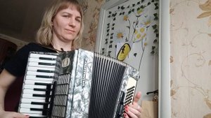 Споем песню Калины куст, караоке под аккордеон( в ля миноре)