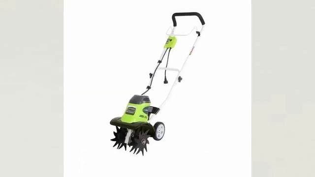 Отзыв от огородника.на электрокультиватор Greenworks GTL9526 0.95 кВт. для грядок и теплиц.