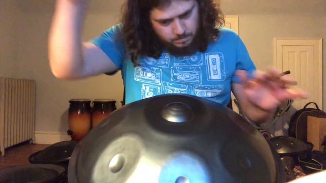Handpan metronome challenge - Paradiddle speed practice смотреть онлайн