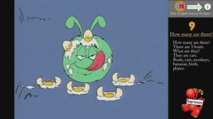 Английский для детей How many are there ? 9