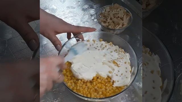Слоеный салат "Нежный"