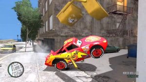 GTA 4 Rayo Lightning McQueen Crash Testing Ep. 10 GTA IV Car Crashes