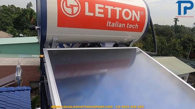 Thông số máy nước nóng năng lượng mặt trời Tấm Phẳng chịu áp LETTON 160 lít