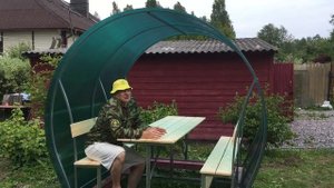 отзыв беседка Омега, от Вячеслава Михайловича К.