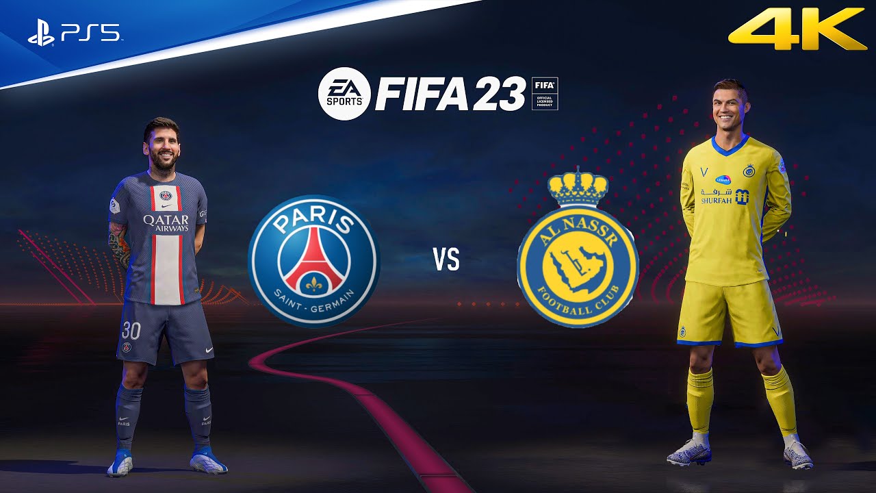 FIFA 23 - PSG vs Al Nassr Ft. Ronaldo_ vs Messi_PS5™ [ RusGame™️ ]