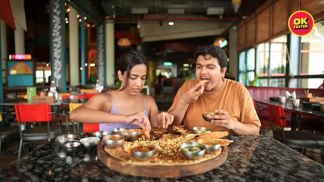 Eat This Sarpanch Thali And Win ₹21000 | Ok Tested смотреть онлайн