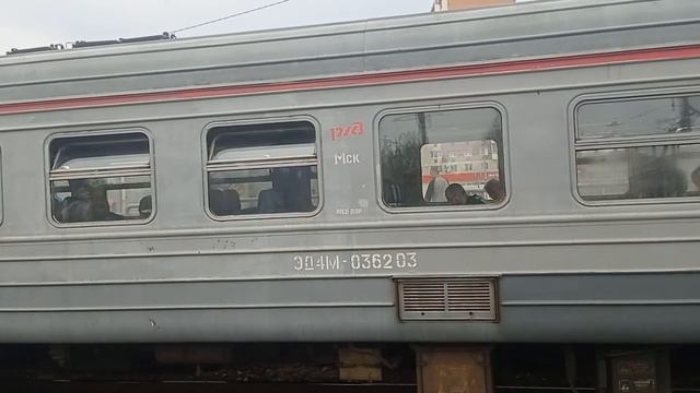 Электропоезд ЭД4М-0362/0347 с сообщением Владимир-Москва(Курский Вокзал). смотреть онлайн